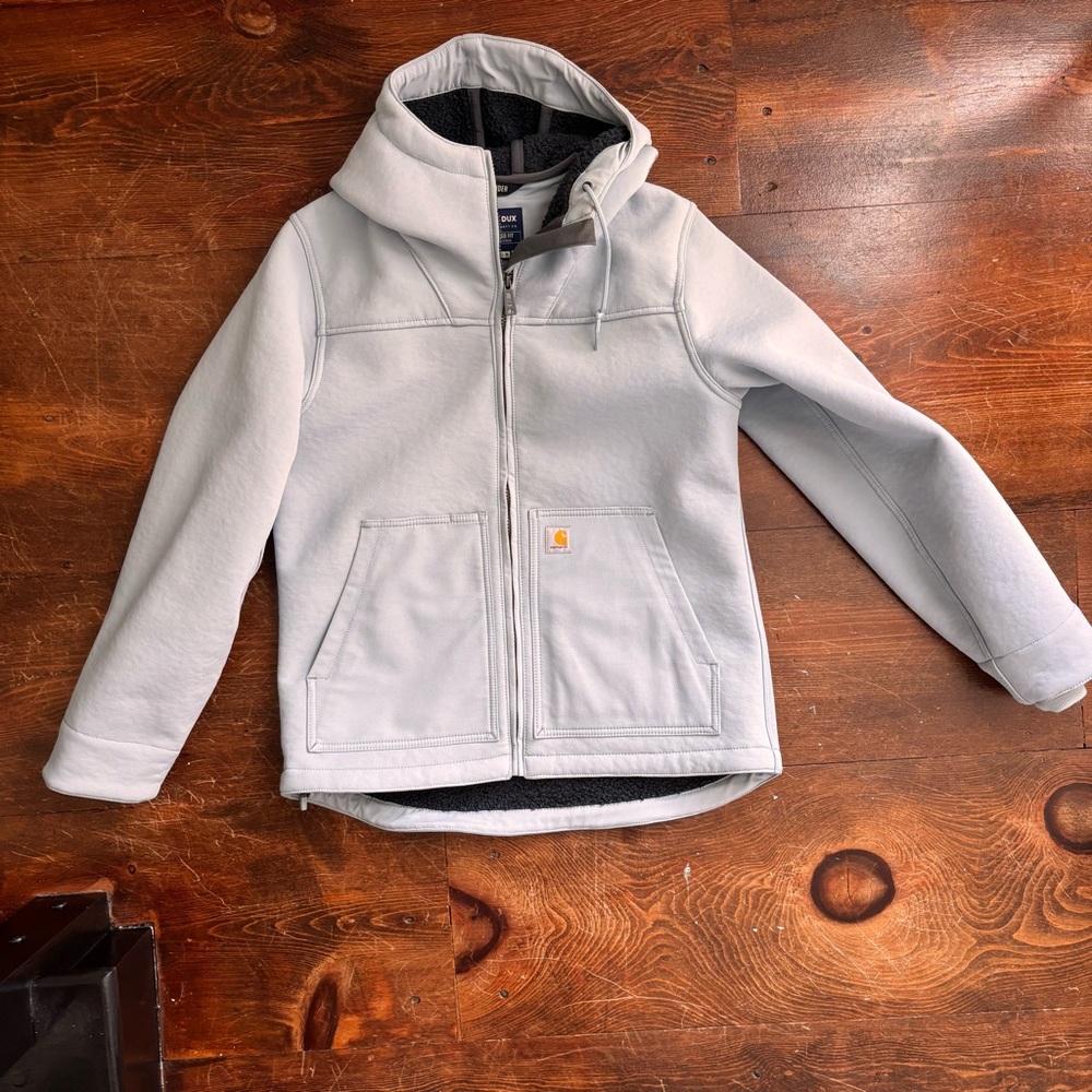Carhartt Light Blue Coat with Fleece Fabric, Women’s
